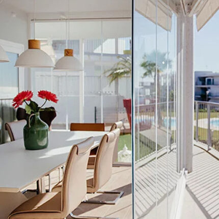 Cortinas de cristal para cerrar terrazas en Altea