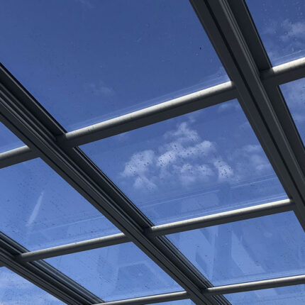 Techos Móviles de Cristal Acristalia - Vista frontal del producto