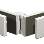 BISAGRA DOBLE CENTRAL PARA SISTEMA PLEGABLE SV-A101D - VIDRIO 8/10MM