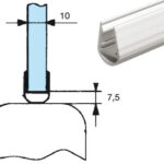 JUNTA DE ESTANQUEIDAD 10MM "BURBUJA" - LONGITUD: 2,2M