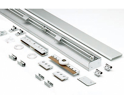 KIT INST. «UNIKMATIC 90» 12MM – 2 PUERTAS SINCRONIZADAS HASTA 90 KG. – 5000MM