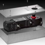 CIERRAPUERTAS M-25 EJE REGLETA - FUERZA 1 (ROJA) (CAJA Y TAPA INCLUIDAS)