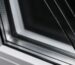 Detalle de ventana PVC con triple acristalamiento