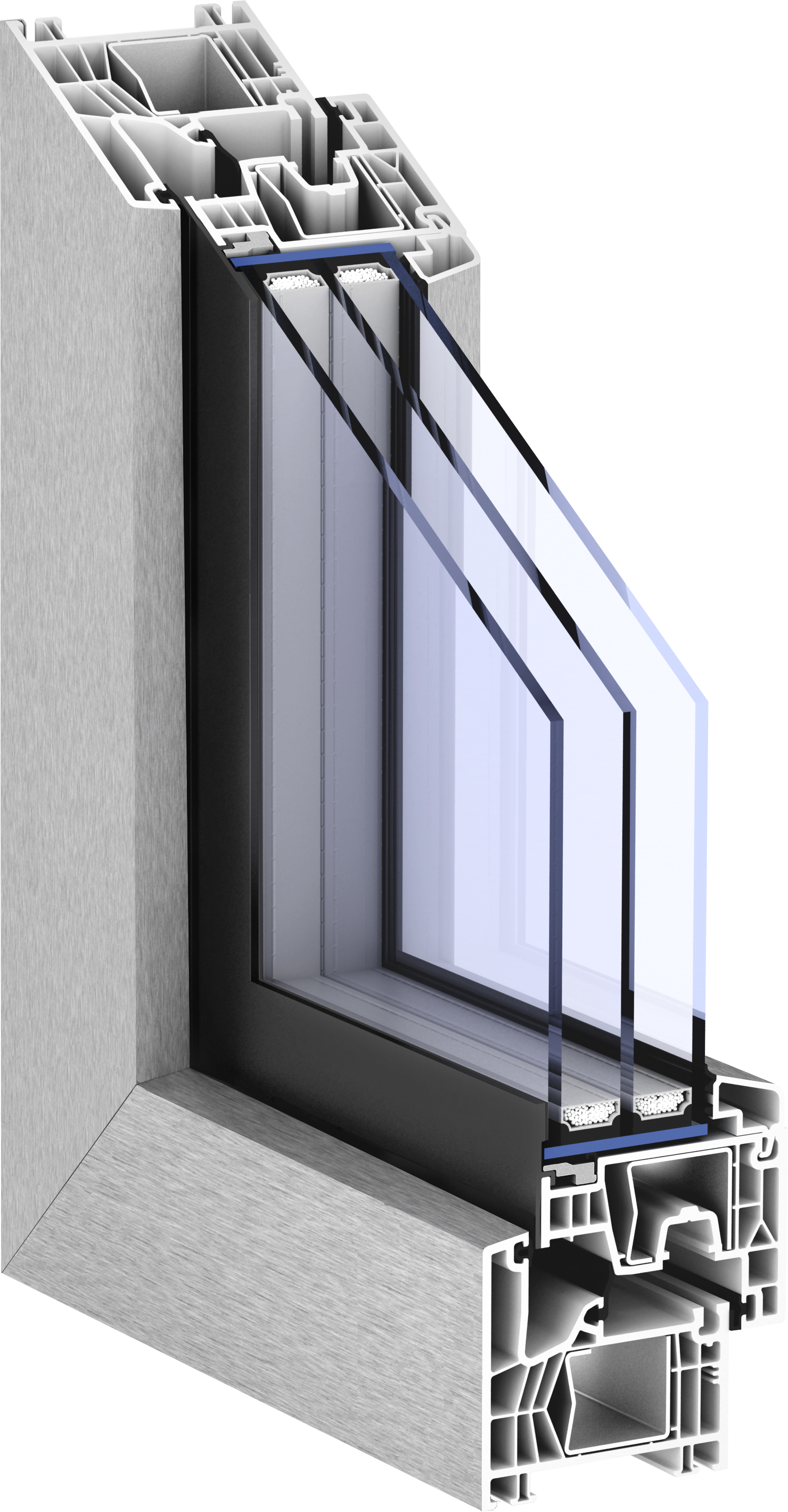 Ventana PVC Kömmerling Xtrem 76MD