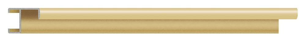 Moldura 412/53 ALUMINIUM Oro Molgra - Vista frontal del producto