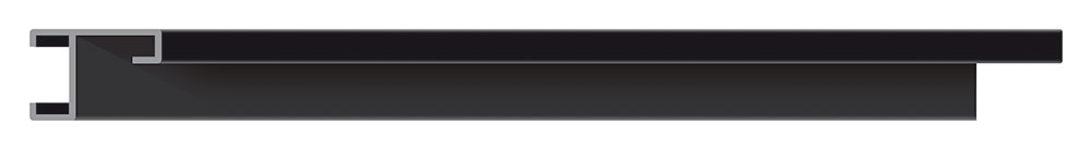Moldura 425/24 ALUMINIUM Negro Molgra - Vista frontal del producto