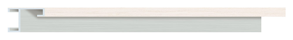 Moldura 425/302 ALUMINIUM Blanco Molgra - Vista frontal del producto