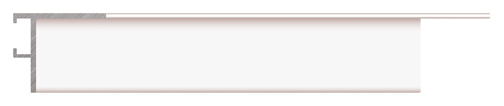 Moldura 432/22 ELES Blanco Molgra - Vista frontal del producto