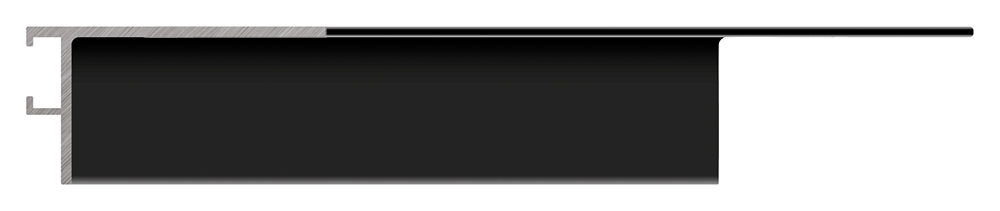 Moldura 433/24 ELES Negro Molgra - Vista frontal del producto