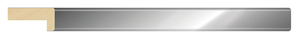 Moldura 1063/253 PIANO Plata Molgra - Vista frontal del producto