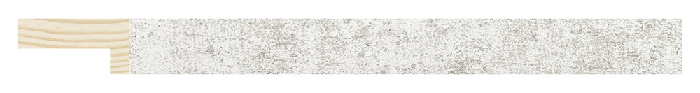 Moldura 1063/421 IRON Blanco Molgra - Vista frontal del producto