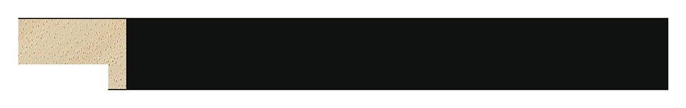 Moldura 1081/234 VANGUARDIA Negro Molgra - Vista frontal del producto