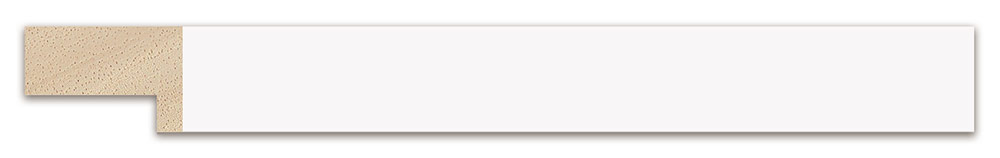 Moldura 1081/602 ALFIL Blanco Molgra - Vista frontal del producto