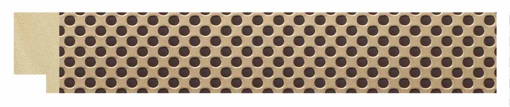 Moldura 1096/381 METAL Negro Molgra - Vista frontal del producto