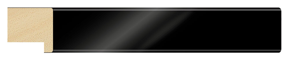 Moldura 1099/254 PIANO Negro Molgra - Vista frontal del producto