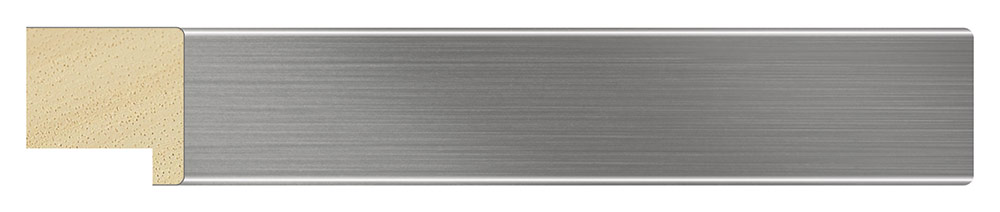 Moldura 1099/256 GUGGENHEIM Plata Molgra - Vista frontal del producto