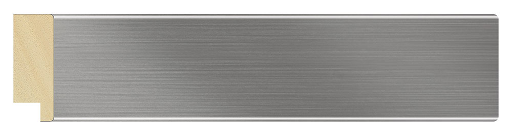 Moldura 1122/256 GUGGENHEIM Plata Molgra - Vista frontal del producto