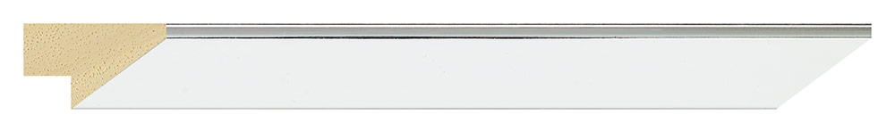 Moldura 1237/655 PIRAMIDES Plata Molgra - Vista frontal del producto