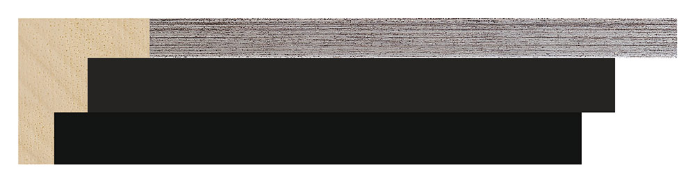 Moldura 5540/33 ELES Negro Molgra - Vista frontal del producto