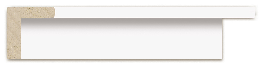 Moldura 5542/2 ELES Blanco Molgra - Vista frontal del producto