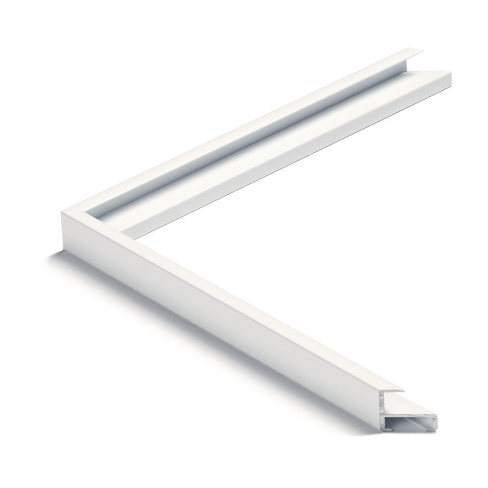 0002-041005a Moldura 410/5 ALUMINIUM Blanco - Imagen 1