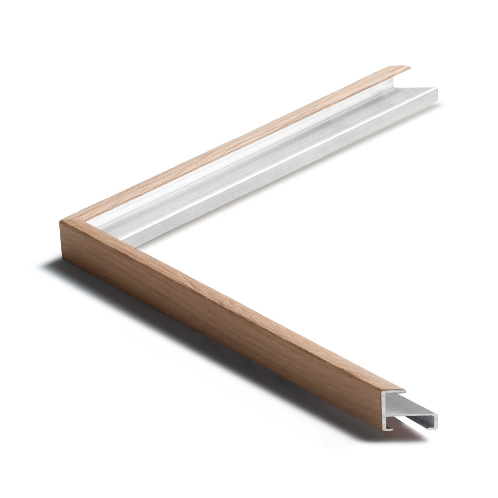 0002-0410115a Moldura 410/115 ALUMINIUM Roble - Imagen 1