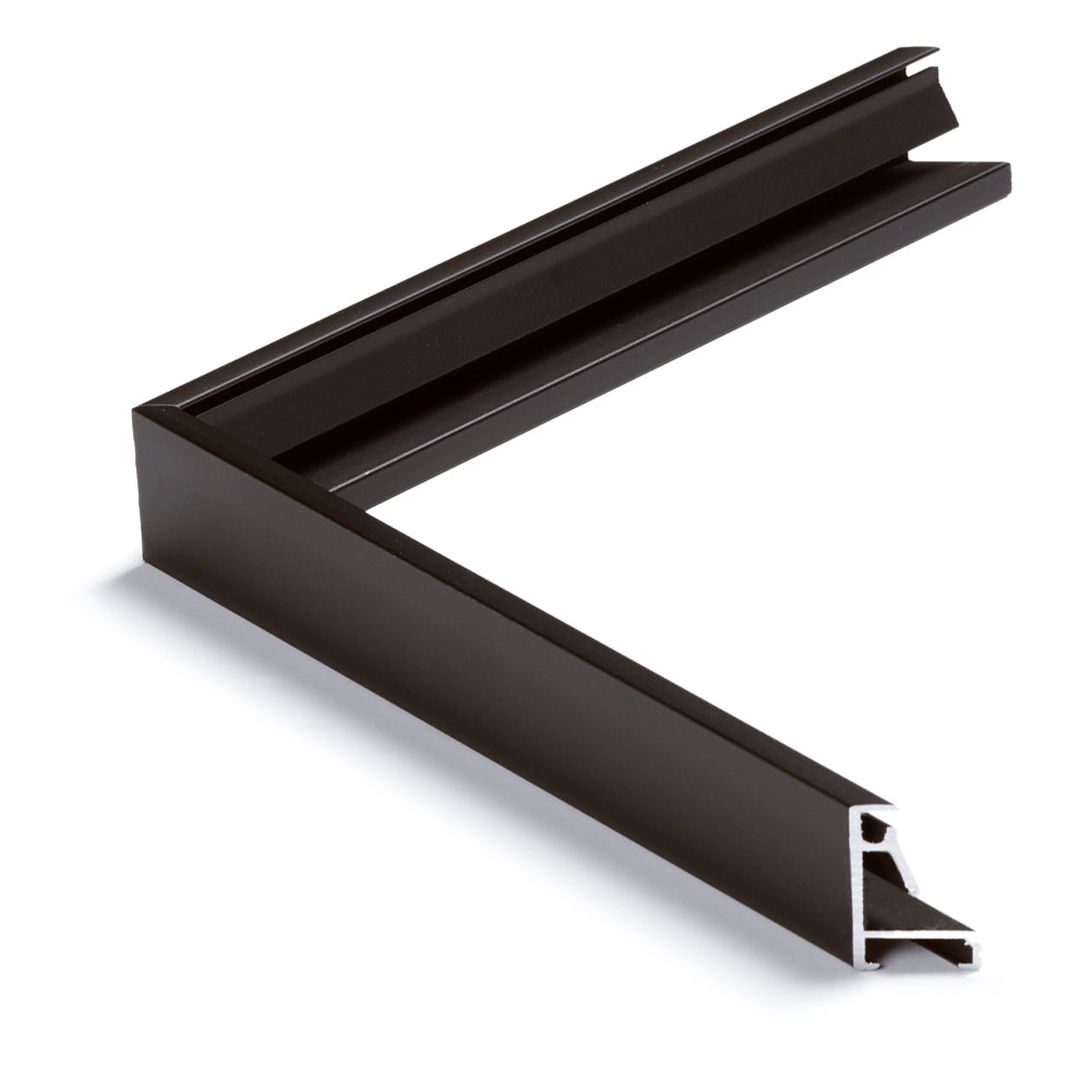 0002-041924a Moldura 419/24 ALUMINIUM Negro - Imagen 1