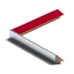 Moldura 1237/658 PIRAMIDES Plata